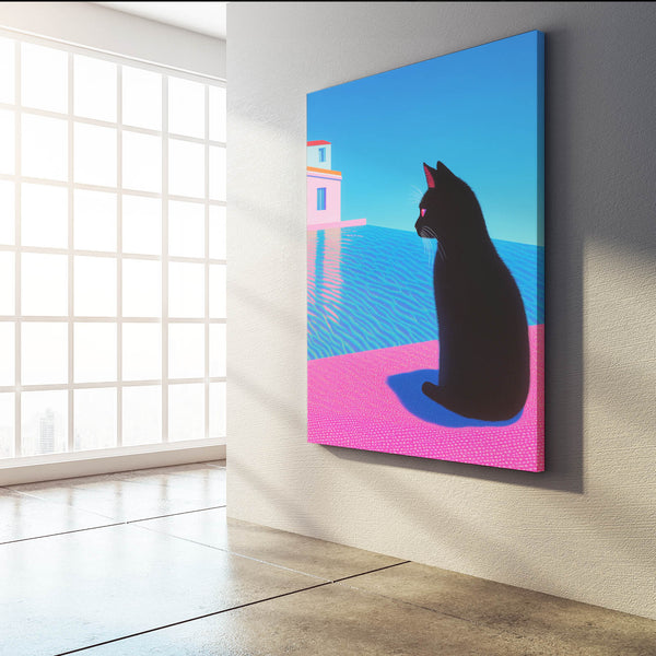 Coastal Cat Art