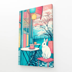 Coffee Rabbit Wall Art