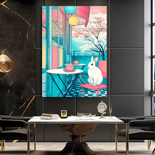 Coffee Rabbit Wall Art