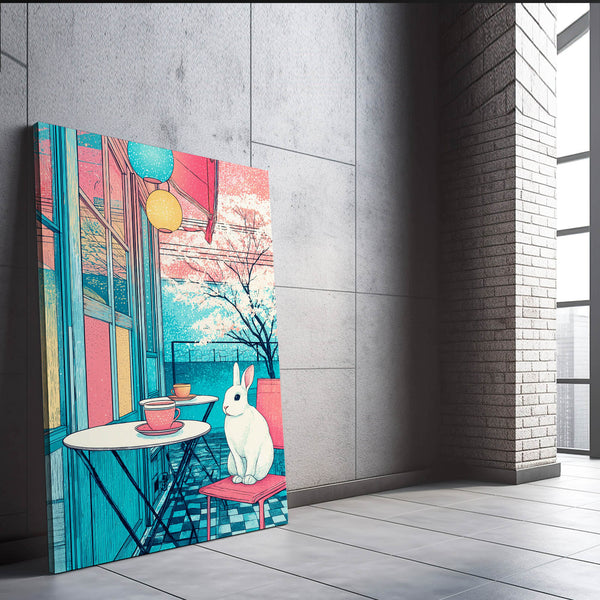 Coffee Rabbit Wall Art