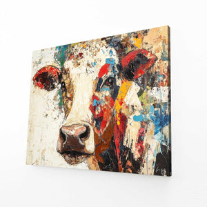 Collage Cow Print