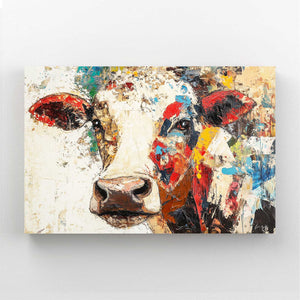 Collage Cow Print