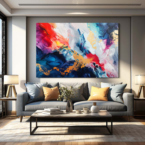 Color Burst Abstract Art | MusaArtGallery™