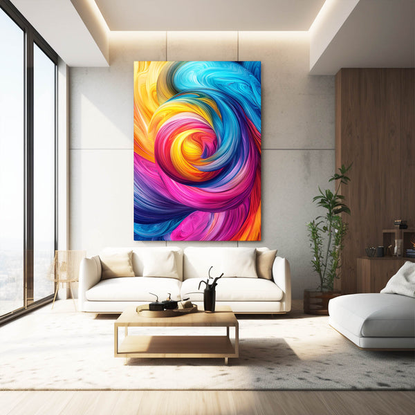 Color Swirl Abstract Art | MusaArtGallery™