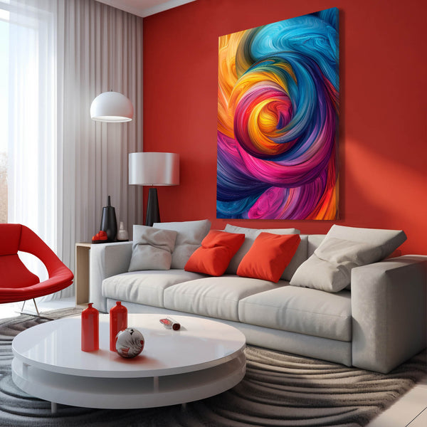 Color Swirl Abstract Art | MusaArtGallery™