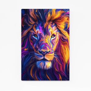 Colorburst Lion Wall Art | MusaArtGallery™