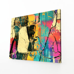 Colored Abstract Canvas Art