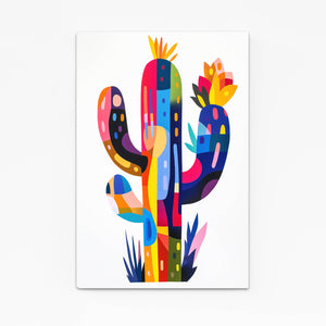 Colored Cactus Art