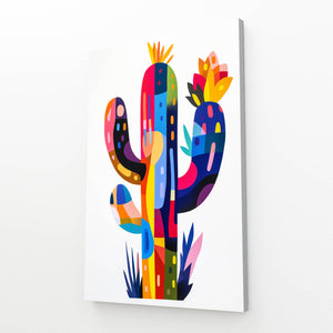 Colored Cactus Art