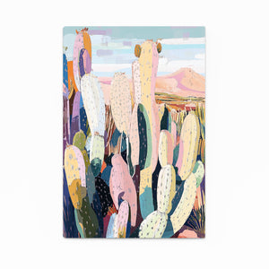 Colored Cactus Wall Art