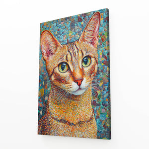 Colored Cat Wall Art