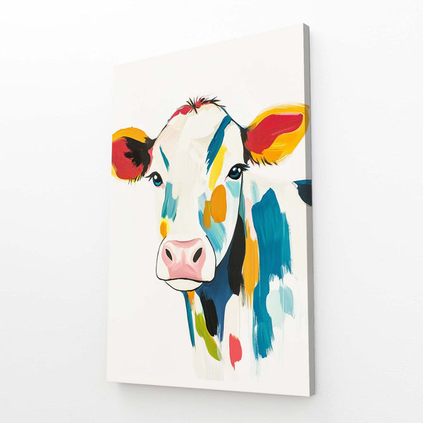 Colored Cow Print