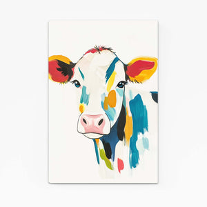 Colored Cow Print