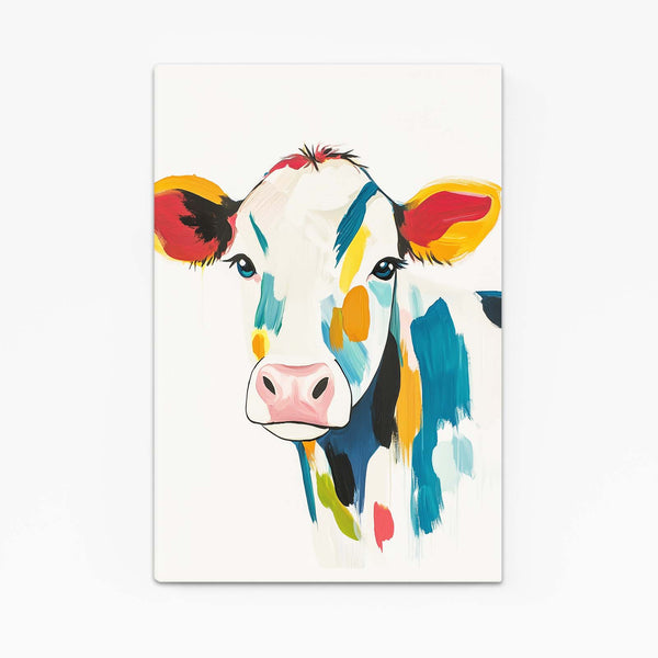 Colored Cow Print