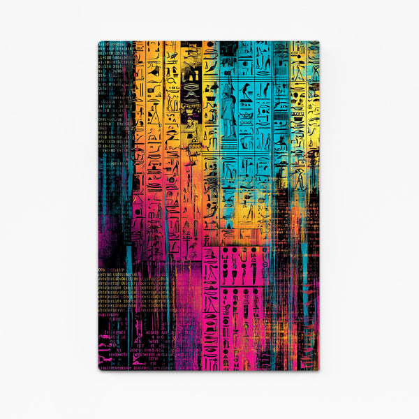 Colored Egyptian Wall Art