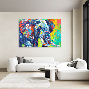 Colored Elephants Art | MusaArtGallery™