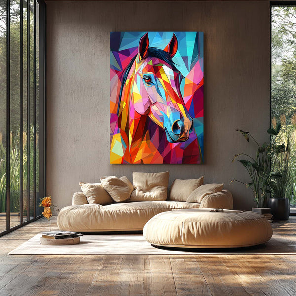 Colored Horse Art