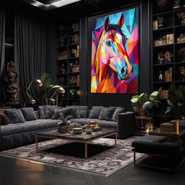 Colored Horse Art