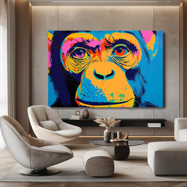 Colored Monkey Art