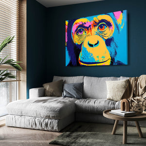 Colored Monkey Art