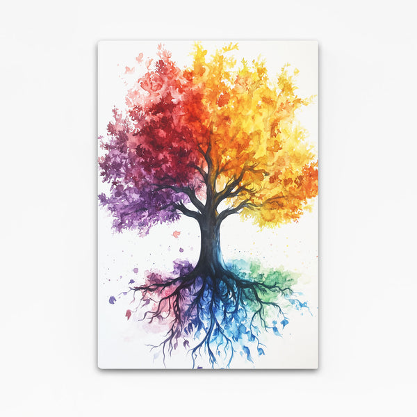 Colored Tree Of Life Wall Art