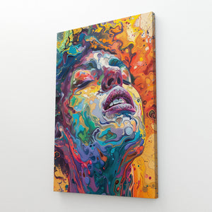 Colored Trippy Art Canvas | MusaArtGallery™