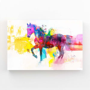 Colorful Abstract Horse Art