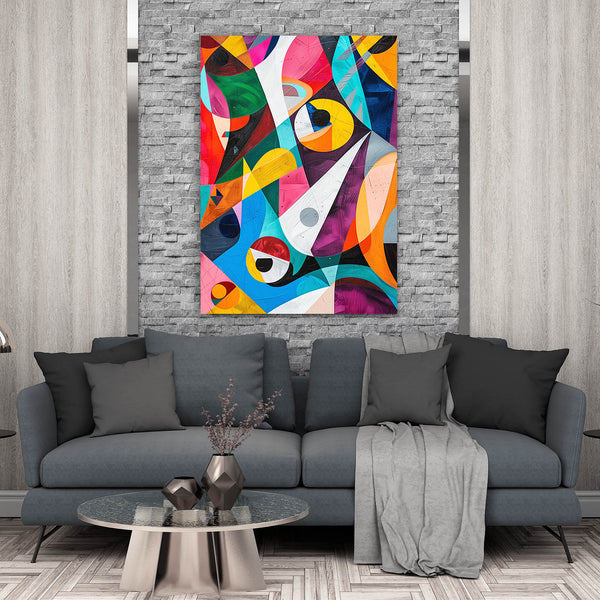 Colorful Abstract Mexican Wall Art | MusaArtGallery™