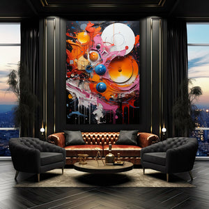 Colorful Abstrait Wall Art | MusaArtGallery™