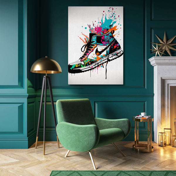 Colorful Air Jordan Wall Art | MusaArtGallery™