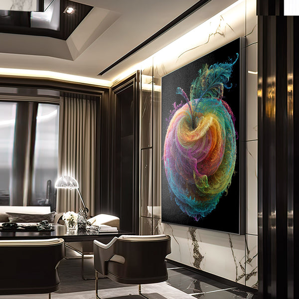 Colorful Apple Wall Art
