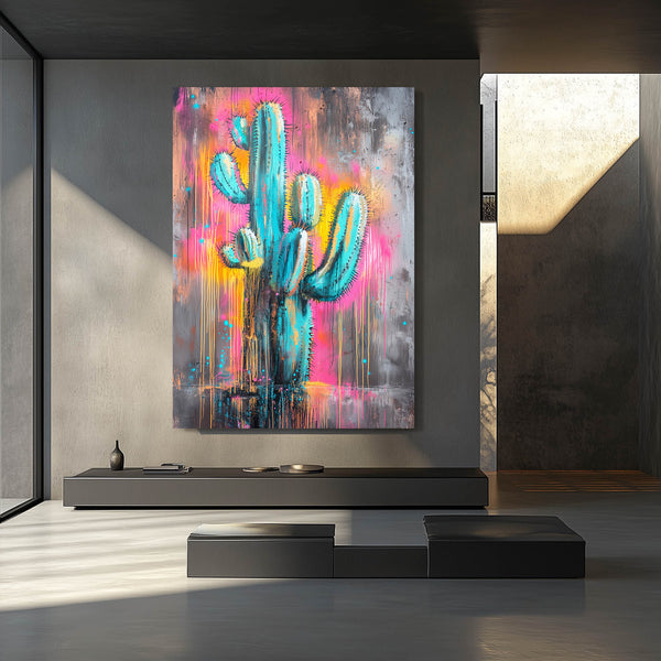 Colorful Art Cactus
