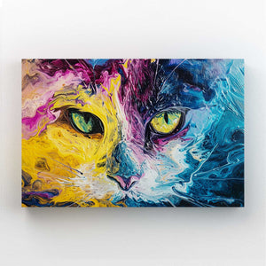 Colorful Artwork Cat Art | MusaArtGallery™