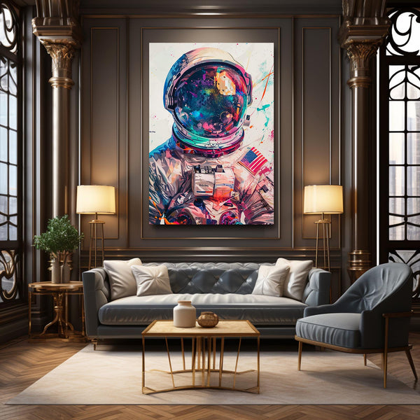 Colorful Astronaut Art | MusaArtGallery™