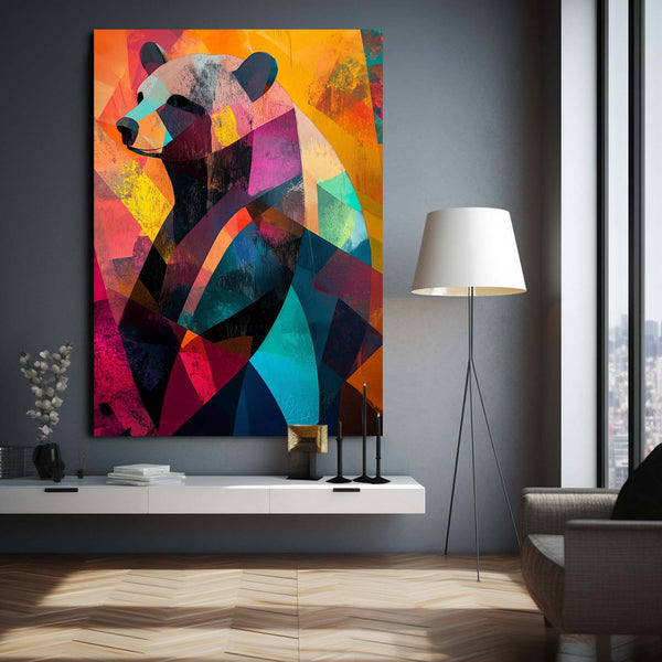 Colorful Bear Print