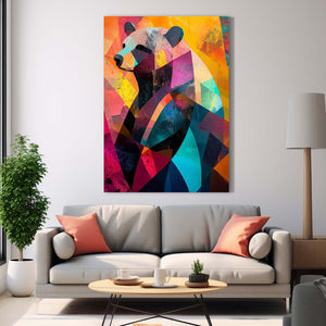 Colorful Bear Print