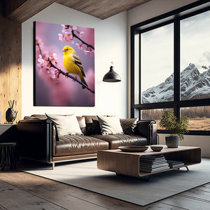 Colorful Bird Canvas Wall Art | MusaArtGallery™