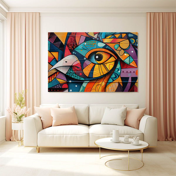 Colorful Bird Mexican Wall Art | MusaArtGallery™