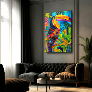Colorful Boho Toucan Art   | MusaArtGallery™