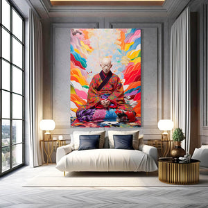 Colorful Buddha Wall Art | MusaArtGallery™