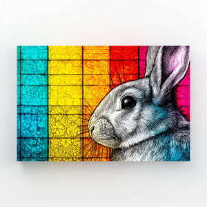 Colorful Bunny Print