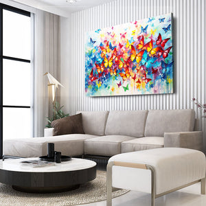 Colorful Butterfly Horizontal Wall Art | MusaArtGallery™