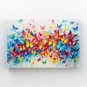 Colorful Butterfly Horizontal Wall Art | MusaArtGallery™