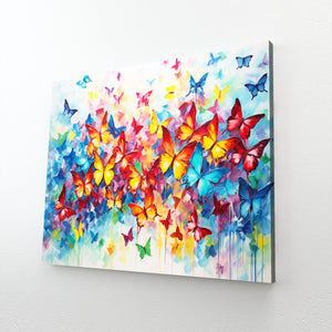 Colorful Butterfly Horizontal Wall Art | MusaArtGallery™