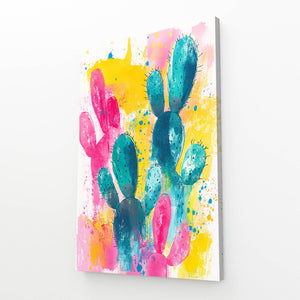 Colorful Cactus Art Print