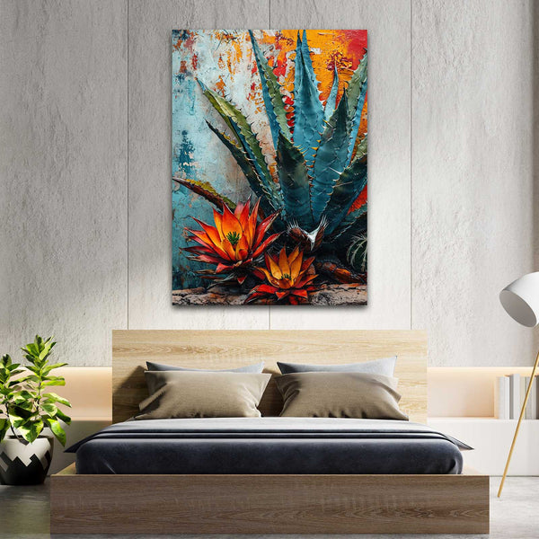 Colorful Cactus Art Wall | MusaArtGallery™