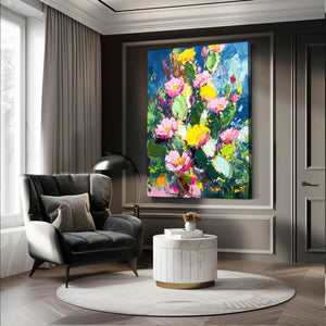 Colorful Cactus Art