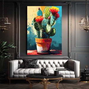 Colorful Cactus Wall Art | MusaArtGallery™