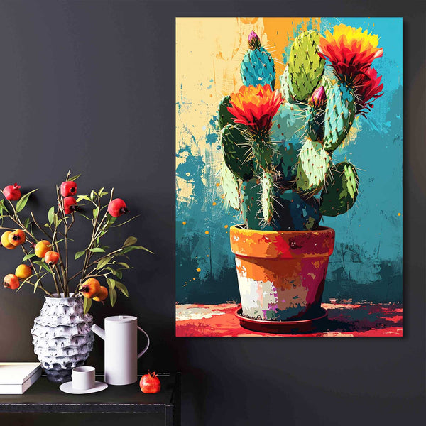 Colorful Cactus Wall Art | MusaArtGallery™