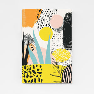 Colorful Canvas Boho Wall Art | MusaArtGallery™